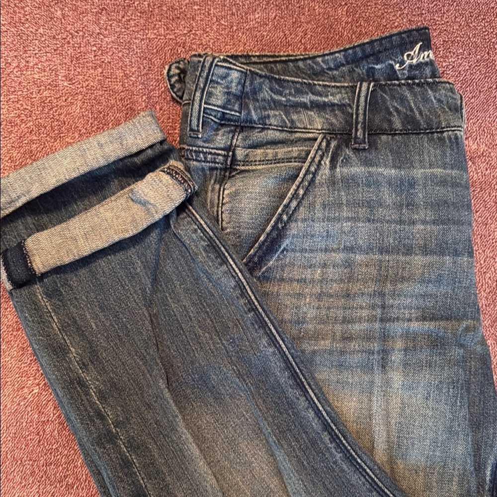 American Eagle Outfitters Blue High Rise Jeans - Picture 4 of 5